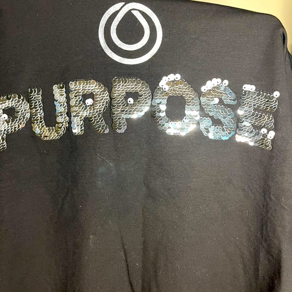MONAT Gear oversized purpose tee with tulle and sequins black - Picture 3 of 5
